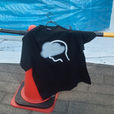 Tシャツ #05 うつ病 黒 (2025)